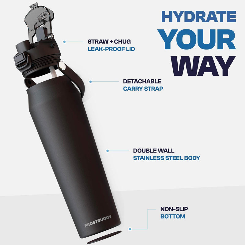 Bottle Buddy 24oz | Composition Notebook
